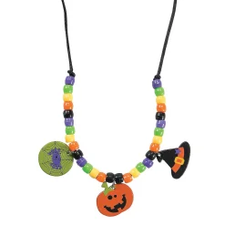 Bulk Halloween Friends Necklace Craft Kit - Makes 50
