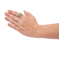 Butterfly Adjustable Rings - 12 Pc.