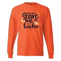 Can'T Scare Me I'M A Teacher Adult's T-Shirt