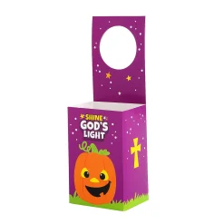 Christian Pumpkin Door Hanger Treat Boxes - 12 Pc.