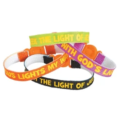 Christian Pumpkin Friendship Bracelets - 12 Pc.