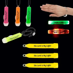 Christian Pumpkin Light-Up Assortment Kit – 72 Pc.