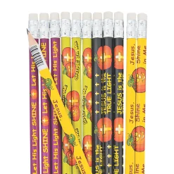 Christian Pumpkin Pencils - 24 Pc.