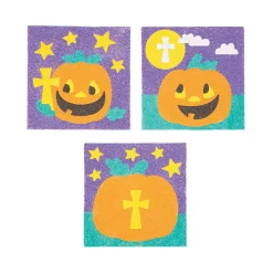Christian Pumpkin Sand Art Pictures - 12 Pc.