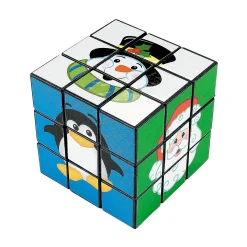 Christmas Friends Puzzle Cubes - 12 Pc.