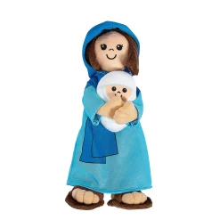Christmas Nativity Stuffed Mary With Baby Jesus