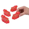 Christmas Pull-Back Trains - 12 Pc.