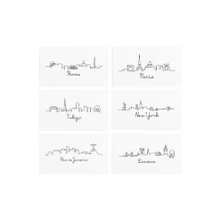 Cities Tattoo Set