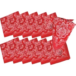 Classic Red Bandanas - 12 Pc.