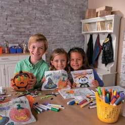 Color Your Own Medium Halloween Gift Bags - 12 Pc.