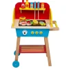Cook 'N Grill Wood Toy Bbq Set - Includes Pretend Play Wooden Barbeque Food & Grilling Tools For Kids, Boys & Girls, More Than 30 Pieces, Fun Indoor Activity Se