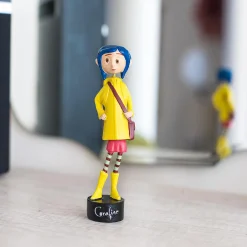 Coraline In Rain Coat Pvc Bobble Figure 5 Inches Tall