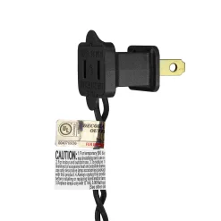 6Ct Bone Shaped Halloween Lights - 9.75Ft Black Wire