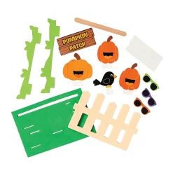3D Pumpkin Patch Scene Craft Kit - Makes 12