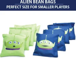 Disney Pixar Toy Story Bag-Em-Up Game Set By Gosports - Includes 8 Alien Bean Bags With Portable Carrying Case