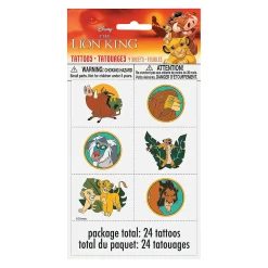 Disney The Lion King Temporary Tattoos - 24 Pc.