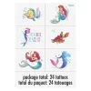Disney's The Little Mermaid™ Temporary Tattoos - 24 Pc.