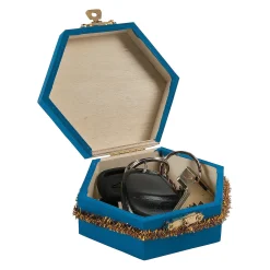 Diy Unfinished Wood Hexagon Box - 12 Pc.