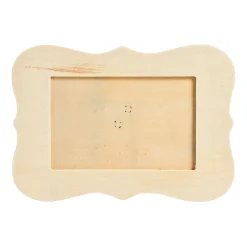 Diy Unfinished Wood Scallop Picture Frames - 6 Pc.