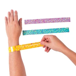 Donut Sprinkles Slap Bracelets - 12 Pc.
