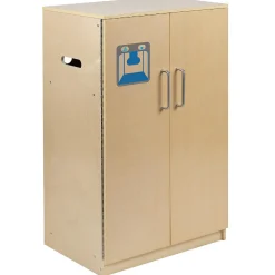 Emma + Oliver Children's Wood Refrigerator For Commercial Or Home Use - Kid Friendly Design