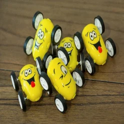 Emoji Stunt Cars For Kids - 12 Pack