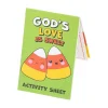 Faith Candy Corn Fold-Up Activity Sheets - 24 Pc.