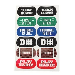 Football Face Temporary Tattoos - 6 Pc.