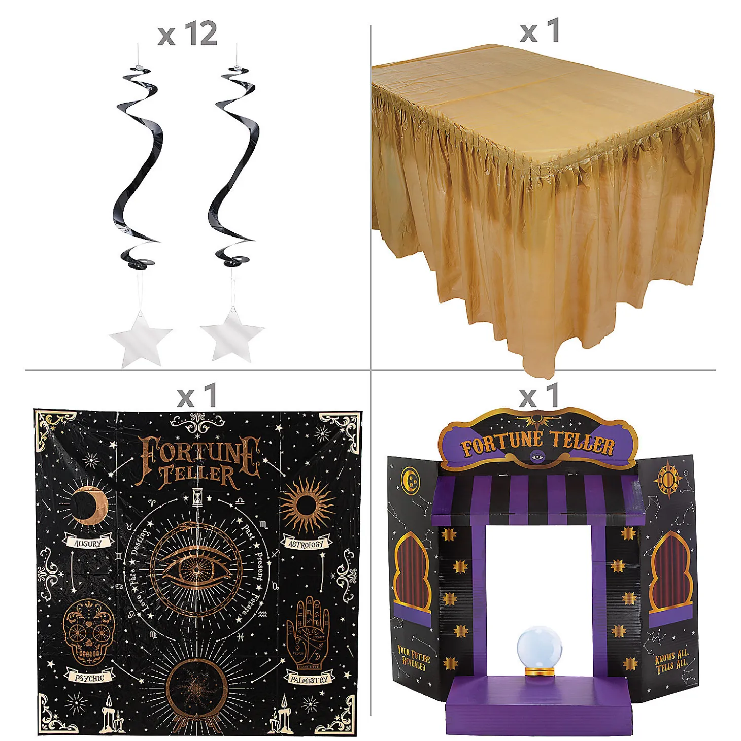 Fortune Teller Trunk Or Treat Kit - 15 Pc.