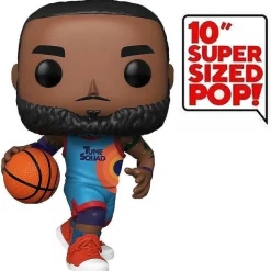 Funko Pop Lebron James Space Jam Legacy Jumbo 10" #1095 Basketball Figure