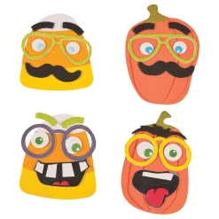 Funny Halloween Face Magnet Craft Kit - Makes 12