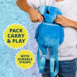 Gang Beasts Blue Bear Plush Backpack School Bag Video Game Character Pmi International