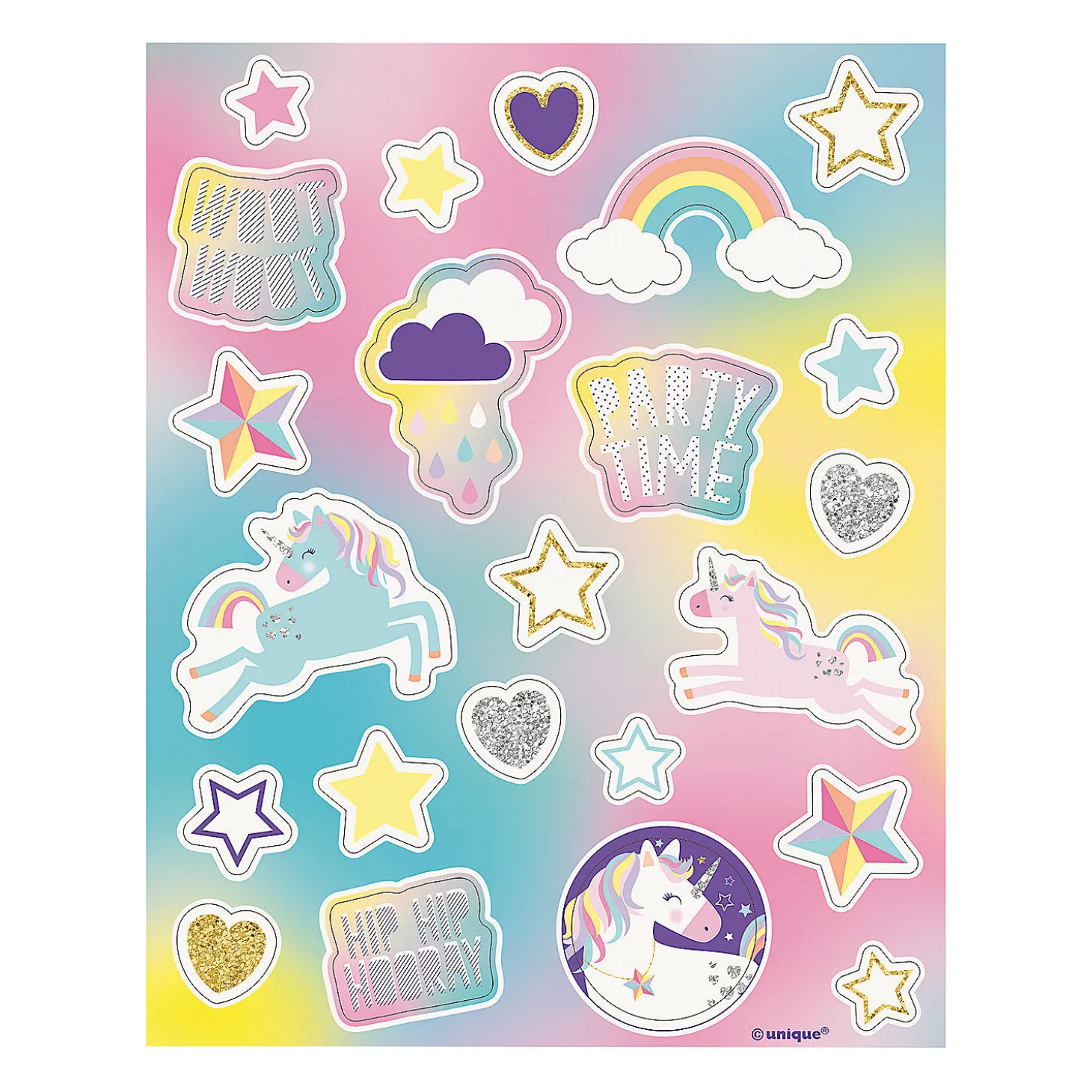 Glitter Unicorn Birthday Party Game