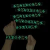 Glow-In-The-Dark Pirate Slap Bracelets - 12 Pc.