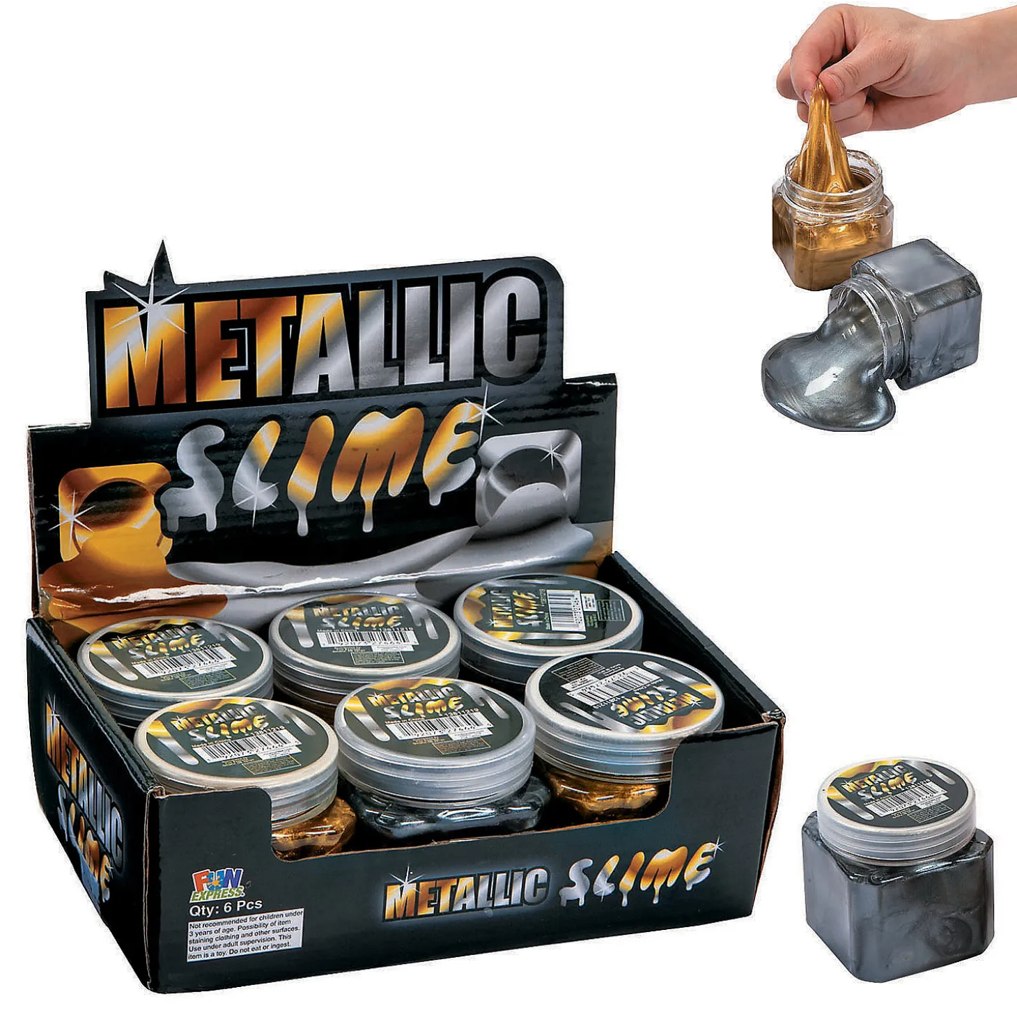 Gold & Silver Metallic Slime