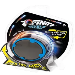 Goliath Yofinity Double Vizion Blue - Trick Light-Up Yo-Yo With Led Lights And Infinity Mirror On Both Sides - Ages 8 And Up