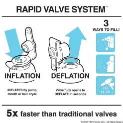 Gopong Pool Party Barge Floating Beer Pong Table