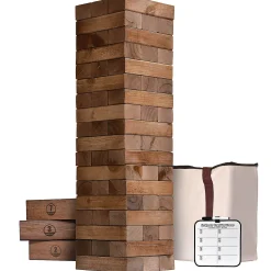 Gosports Giant Wooden Toppling Tower - Brown