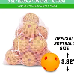Gosports Limited Flight Modern Training Softballs 12 Pack - Regulation Size