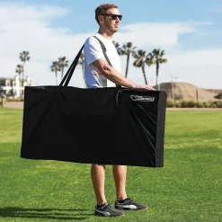 Gosports Regulation Size Wooden Cornhole Set With White Finish - Includes Carrying Case