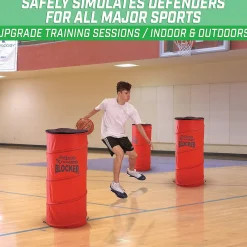 Gosports Xtraman Blocker Pop-Up Defenders 3 Pack - Safely Simulate Defenders For All Major Sports - Basketball, Soccer, Football And More