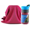 Grand Fusion 2Kool Sports Cooling Towel With 13.5 Oz. Tritan Water Bottle For Sports / Hot Pink
