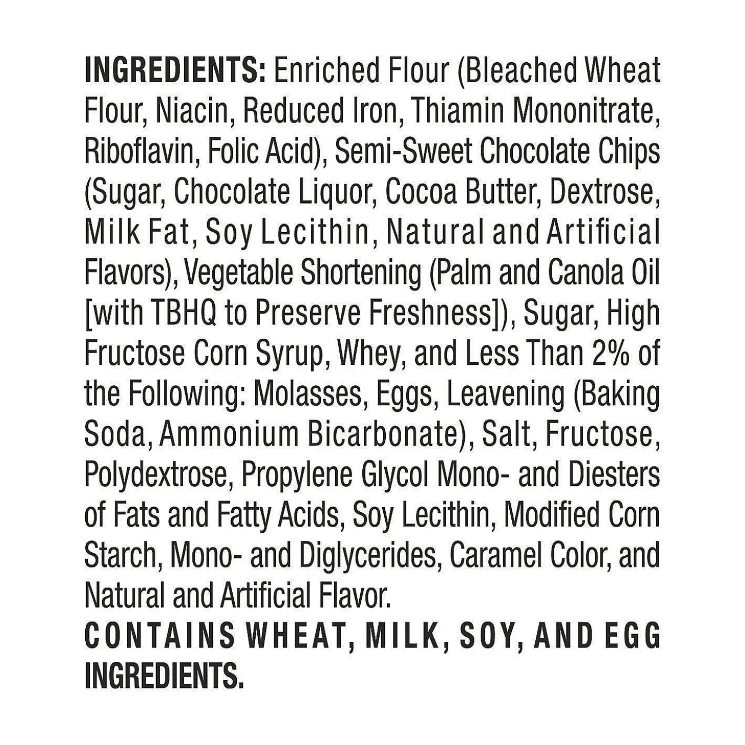 Grandma's Big Cookie Chocolate Chip, 2.5 Oz, 60 Count
