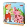 Haba Animal Wash Day - Magic Bath Book - Wipe With Warm Water And The "Muddy" Pages Come Clean