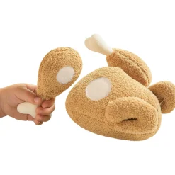 Haba Biofino Grilled Chicken - Soft Pretend Play Food With Detachable Drumsticks And Wings