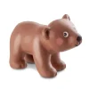 Haba Little Friends Brown Bear Cub - Chunky Plastic Forest Animal Toy Figure