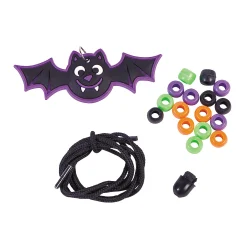 Halloween Bat Necklace Craft Kit - Makes 12