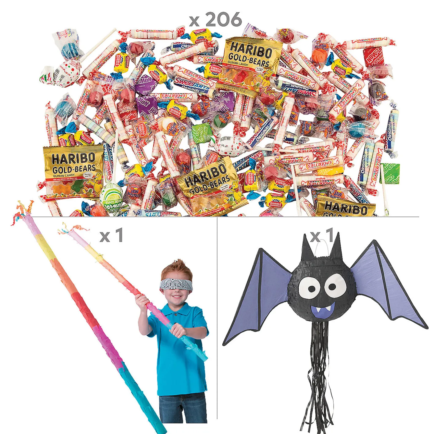 Halloween Bat Pinata Kit - 208 Pc.