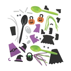 Halloween Character Spoon Craft Kit - Makes 12