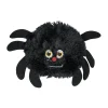 Halloween Fuzzy Black Stuffed Spiders - 12 Pc.